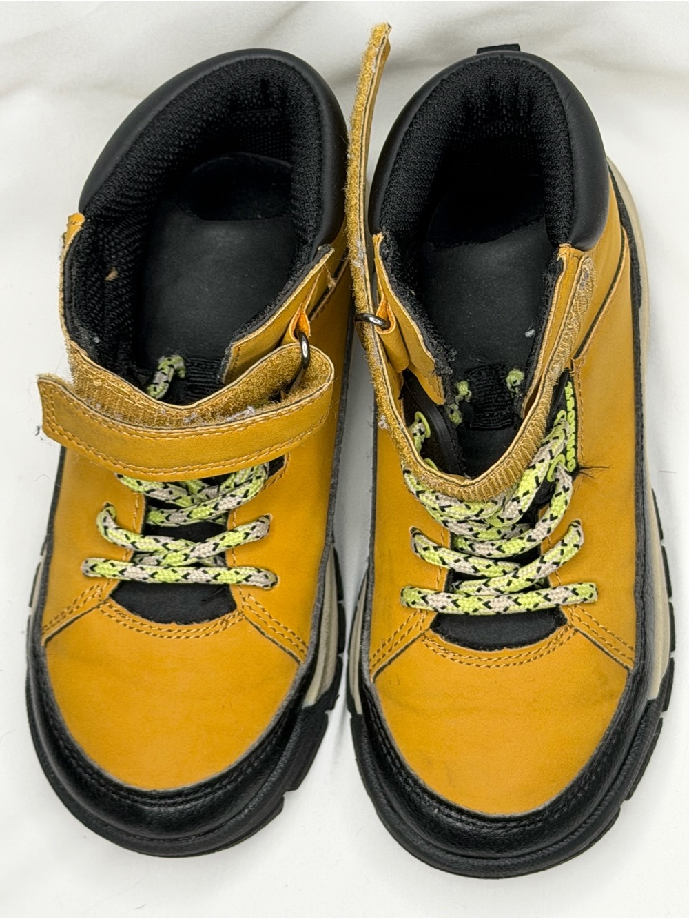 OshKosh B'gosh Yellow and Black Kids High-Top Boots